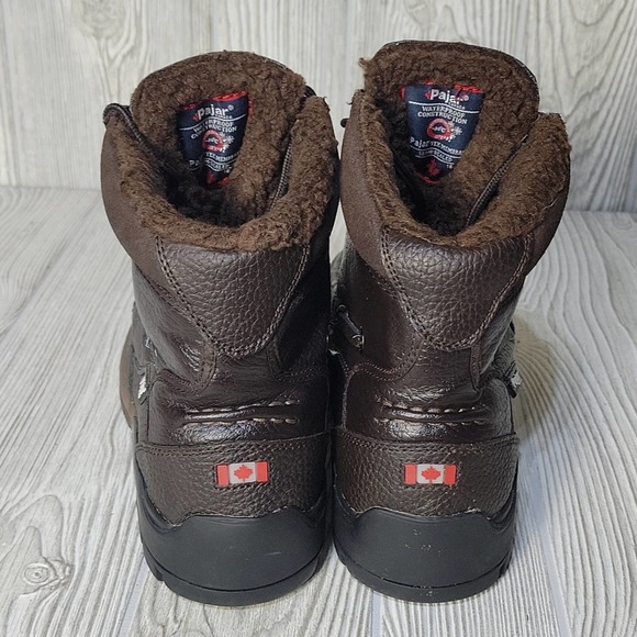 Men's Brown Leather Boots - Picture 7 of 16